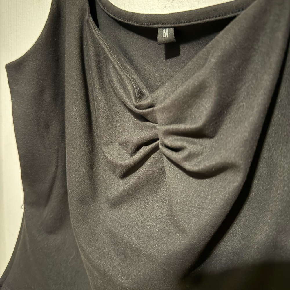 Elegant Black Sleeveless Top